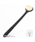 Back Body Scrubber Brush for Shower Peeling - 43cm Non-Slip Handle for All | Ideal for Men & Women - Buy Online on GoSupps.com