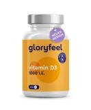 Vitamin D sun vitamin - 400 tablets (13 months) - laboratory tests 1000 IE vitamin D3 per tablet - supports bones teeth muscles and immune system* - without additives - Buy Online on GoSupps.com