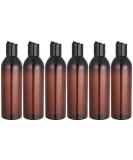 Minkissy Shampoo Dispenser 6pcs 250ml Portable Travel Bottles Plastic Refillable Bottles Plastic Squeeze Bottle with Disc Cap for Shampoo Lotion (Brown Bottle) Travel Size Toiletries - Buy Online on GoSupps.com