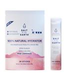 Salt of the Earth Premium Zero-Sugar Electrolyte Powder - Pink Himalayan Salt Hydration Packets | Keto & Paleo Friendly - 30 Servings - Pink Lemonade Flavor - Buy Online on GoSupps.com