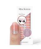 Original Miss Sophie Nail Foils - Call Me Cinderella | 24 Ultra-Thin Glitter Nail Polish Strips for Fingers & Toes | Perfect for Natural Acrylic Gel & Shellac Nails - Buy Online on GoSupps.com