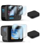 FitStill Screen Protector for GoPro Hero 11/10 / 9 Black, Ultra lear Tempered Glass Back Screen Protector + Tempered Glass Lens Protector+Tempered Glass Front Screen Protector+Lens Cover - 2 Packs - Buy Online on GoSupps.com