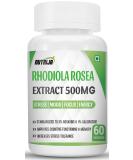 Rhodiola Rosea Root Extract 500mg - Adaptogen Complex 3% Rosavins & 1% Salidroside | 120 Capsules - International Shipping Available - Buy Online on GoSupps.com