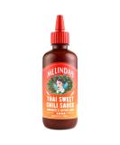 Melinda's Thai Sweet Chili Sauce - Gourmet Hot & Dipping Sauce 12oz - Sweet & Mild Asian Chili - Keto Friendly & Kosher - Whole Fresh Ingredients - Buy Online on GoSupps.com