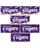 Chocolate Fingers Milk Chocolate Biscuits 114g x3 With White Chocolate Fingers Biscuits 114g x3 (6 Pack Mixed Bundle) - Buy Online on GoSupps.com