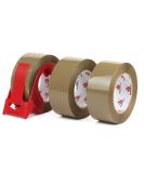BOMEI PACK 3 Pack Heavy Duty Brown Packing Tape with Dispenser 2.6 mil 1.88 inch x 110 Yards Brown Tape Refills for Industrial Shipping Box Packaging Tape for Moving Office & Storage 2.6 mil x 1.88 inch x 110 Yards 3 - Buy Online on GoSupps.com