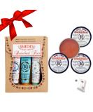 Buy Smith's Rosebud Lip Balm Trio - Bulk 3x0.5oz & 3x0.8oz | Premium Lip Gloss & Treatment for Plump Lips | International Shipping Available - Buy Online on GoSupps.com