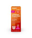 Amazon Basic Care Children's Ibuprofen Oral Suspension 100 mg/5mL Pain & Fever Relief Berry Liquid Medicine 8 Fl Oz - Buy Online on GoSupps.com