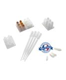 French-Made Reusable Suppository Molds Kit - 3 Sizes (1ml 2ml 3ml) - 4 Trays Multi - Buy Online on GoSupps.com