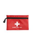 Red Mini Waterproof First Aid Kit Pouch - Compact Empty Bag for Emergency Hiking, Camping, Travel - 5.9x4.3 Inch - Pack of 1 - Buy Online on GoSupps.com