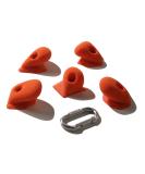 Nicros Diff-Tex Mini Jugs - Orange - 4 lbs | High-Quality Climbing Holds - Buy Online on GoSupps.com