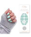 Buy Fairy Nail UV Adhesive Gel Foils - 20 Turquoise Nail Wraps for Easy Manicures | International Shipping - Buy Online on GoSupps.com