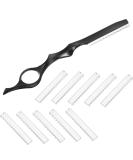 11-Piece Hair Styling Razor & Thinning Comb Set with Stainless Steel Razors - Ideal for Salon & Home Use - Black - Buy Online on GoSupps.com