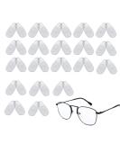 20 Pairs Silicone Nose Pads | Transparent Slipproof Air Chamber Pads for Glasses & Sunglasses | Soft Comfortable Accessories - Buy Online on GoSupps.com