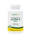 NaturesPlus Ultra II Multivitamin 90 Vegetarian Tablets - Whole Food Supplement for Overall Health & Natural Energy - 90 Servings - Buy Online on GoSupps.com