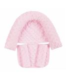 NICEYEA Baby Carseat Headrest and Strap Covers - Soft Neck Support Pillow for Newborns - Pink - Buy Online on GoSupps.com