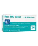 Ibu 400 Akut - 1 A Pharma | 400 mg Ibuprofen Tablets for Pain & Fever Relief (30 pcs) - Buy Internationally - Buy Online on GoSupps.com