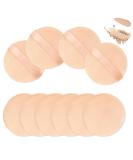 10 Pieces Powder Puffs for Face Powder 2.36 inch Makeup Puff for Powder Foundation Velour Powder Puff Pure Cotton Powder Applicator Cotton Cosmetic Powder Makeup Puffs Pads with Ribbon Yellow - Buy Online on GoSupps.com