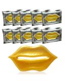 VERONNI 24K Gold Lip Mask - Hydrating Lip Plumper with 30 Patches for Smoother, Firmer Lips - Moisturizing and Nourishing Formula to Minimize Fine Lines - Buy Online on GoSupps.com