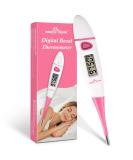 EasyHome Basal Body Thermometer: BBT for Fertility Prediction with Memory Recall - Accurate Digital Basal Thermometer for Temperature Monitoring with Premom App - EBT-018 (Pink) - Buy Online on GoSupps.com