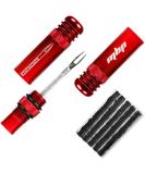 MBP Ultimate Cycling Tubeless Tire Repair Kit - Lightweight Alloy, All-in-One Tool with Tire Plugs - Compact Red Design for MTB/Road/Gravel Bikes - Buy Online on GoSupps.com