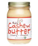 Jiva Organics Raw Cashew Butter Creamy - Unsalted 16 oz | Healthy Vegan Spread - Buy Online on GoSupps.com