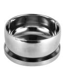 Stainless Steel Shaving Bowl for Men - Wet Shave Soap Cup with Lid | Metal Face Cleaning Tool - Buy Online on GoSupps.com