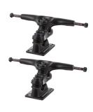 Gullwing Sidewinder II Longboard/Skateboard Trucks Set - Black 185mm Hanger/10 Axle (Set of 2) - Buy Online on GoSupps.com