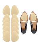 6 Pairs Shoe Sole Non Slip Pads - Heel Anti Skid Protectors - Rubber Grip Bottom Cushions - Beige - Buy Online on GoSupps.com