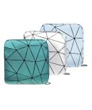 KNISUM 3 Piece Sanitary Napkin Storage Bag Set for Women - Portable Menstrual Cup Pouch & Pad Bags in Green, Blue, White - Ideal for Feminine Hygiene - Buy Online on GoSupps.com