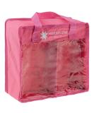 Missouri Star Pink Small Storage Bag for Precut Fabrics | Sewing Box Organizer | Canvas Carrying Case with Dividers for Quilting Projects - Buy Online on GoSupps.com