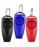 Diyife 3-Pack Clicker Whistle for Dogs | 2-in-1 Professional Training Tool for Pets - Black Red Blue - Buy Online on GoSupps.com