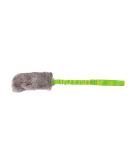 Dingo Dog Toy - Squeaky Fur Green Bungee Handle Tug & Training Game for Dogs | Fleece Mop Sausage 15584-2 - Buy Online on GoSupps.com