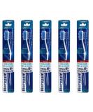 Biorepair Toothbrush Set - Medium Blue (5 Pieces) | Best Tooth Care for Optimal Oral Health - Buy Online on GoSupps.com