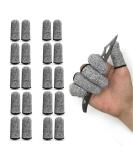 Buy 20 PCS Cut Resistant Finger Cots - Reusable Anti-Slip Finger Sleeve Protectors for Kitchen Work & Sculpture | Best Finger Protection International Shipping - Buy Online on GoSupps.com