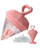Rena Chris Diamond Ice Roller for Face - De-Puff Eye Bags & Massage Tool - Reusable Silicone Mold & Face Wash Wristband - Skin Care for Women (Pink - Buy Online on GoSupps.com