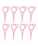 Clear Alignment Tool & Invisible Removable Suspenders - 8 Pack Pink | Ultimate Aligner Remover & Fixer for Perfect Dental Care - Buy Online on GoSupps.com
