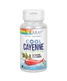 Solaray Cool Cayenne Pepper 40,000 HU with Butchers Broom | 90 VegCaps for Circulation Support - Buy Online on GoSupps.com