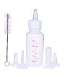 DoubleWood Nursing Bottle Kit with Replacement Nipple for Newborn Kittens, Puppies, Rabbits, Small Animals - Buy Online on GoSupps.com