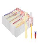Disposable Toothbrushes with Toothpaste and Comb - Individually Wrapped for Homeless - 20pcs - Perfect for Hotel, Air Bnb, Shelter, Nursing Home, Charity - Buy Online on GoSupps.com