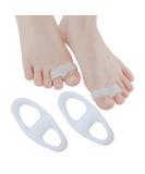 Krujecnt Silicone Toe Spreader - Reusable Orthotic Foot Separator for Hammer Toe Relief & Friction Prevention - Portable & Effective Care for Healthy Toes - Buy Online on GoSupps.com