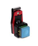 Vaula Metal Magnetic Pool Cue Chalk Holder Red/Black - Billiard Accessory - Buy Online on GoSupps.com