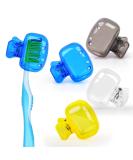 Fowecelt Toothbrush Head Caps - 4Pcs Travel Cover Set for Electric & Manual Toothbrushes - Buy Online on GoSupps.com