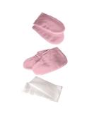 Deo Pink Manicure Pedicure Mitts Booties Liners Treatment Spa Cotton Hands Feet - Buy Online on GoSupps.com