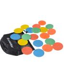 Eco Walker 4inch Mini Floor Spot Markers - Set of 20pcs in Red for Classroom, Preschool, Kindergarten - Buy Online on GoSupps.com