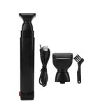 Back Razor for Men - Electric Double-Sided Foldable Hair Removal Tool | Adjustable Long Handle Portable Safety Razor - Buy Online on GoSupps.com