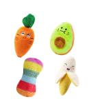 NyxSeat Fruit Plush Toys - 4 Pack Cute & Bite-Proof Dog Toys for Small & Medium Dogs Noisy & Fear-Relieving - Buy Online on GoSupps.com