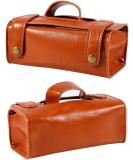 Hurrise Leather Razor Case - Portable Travel Cover for Razor & Accessories | Hard Shell Protection for Business & Vacation - Buy Online on GoSupps.com