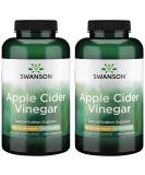 Swanson Apple Cider Vinegar 625 mg - 180 Capsules for Wellness & Digestive Support - Buy Online on GoSupps.com