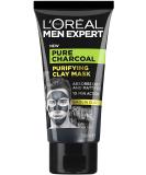 L'Oreal Paris Men Expert Pure Charcoal Purifying Black Clay Face Mask for Men 50ml - Pack of 1 - Buy Online on GoSupps.com